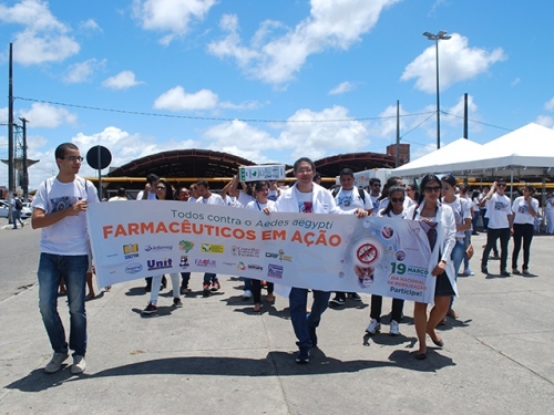 Aedes aegypti: CRF/SE faz mobilização no Mercado Municipal de Aracaju