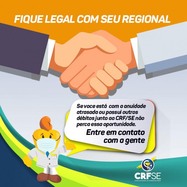 FIQUE LEGAL COM O CRF/SE