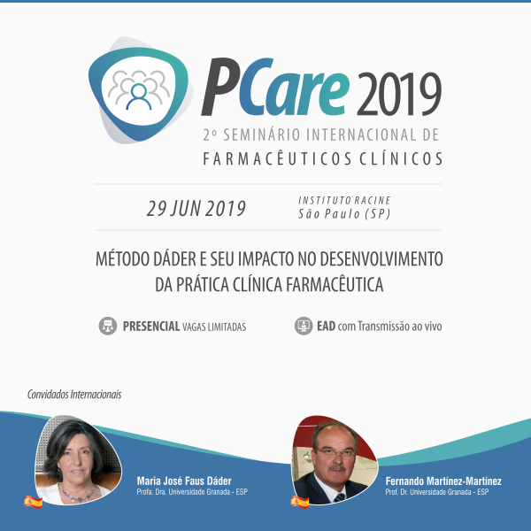 2º Seminário Internacional de Farmácia Clínica - PCare 2019