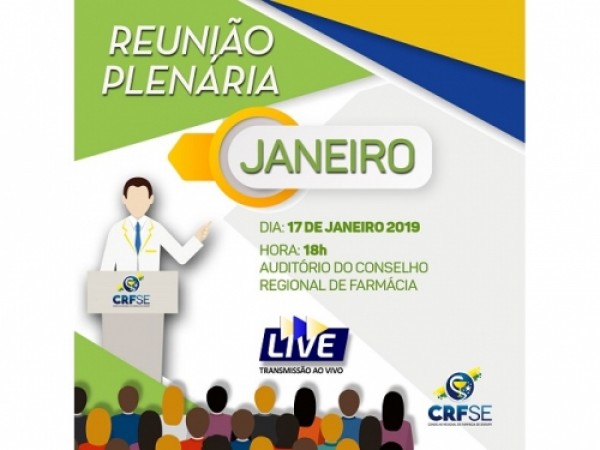 CRF/SE REALIZA PRIMEIRA REUNIÃO PLENÁRIA DE 2019