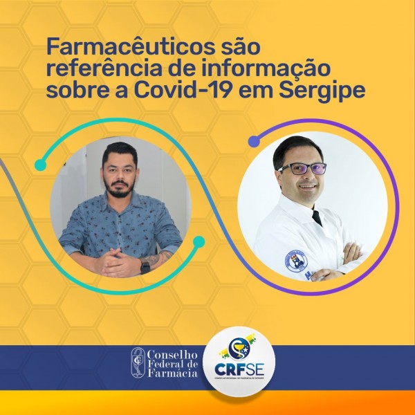 Farmacêuticos são referência de informação sobre a Covid-19 em Sergipe