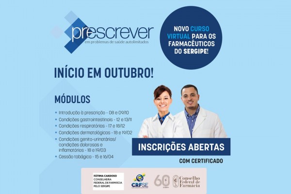 Prescrever: CFF abre inscrições para o projeto de qualificação profissional para Sergipe