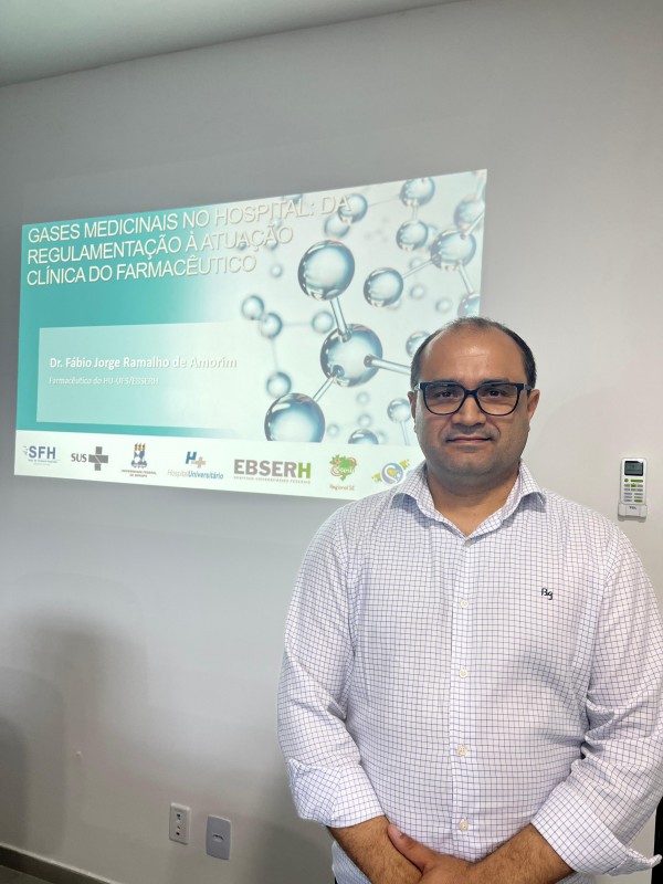 CRF/SE promove curso com a temática “Gases Medicinais no Hospital: da Regulamentação à Atuação Clínica do Farmacêutico