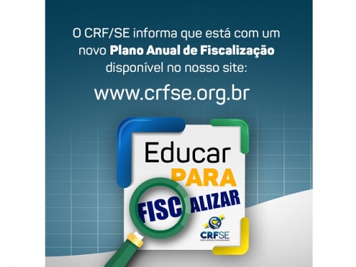 NOVO PLANO ANUAL DE FISCALIZAÇÃO DO CRF/SE 