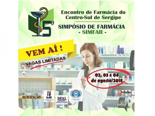5ª EDIÇÃO DO ENCONTRO DE FARMÁCIA DO CENTRO-SUL DE SERGIPE E SIMPÓSIO DE FARMÁCIA